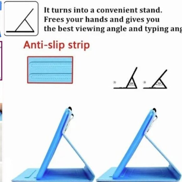SAMSUNG GALAXY T720 TABLET CASE "WHEN IN DOUBT GO TO THE LIBRARY" - Picture 3 of 12